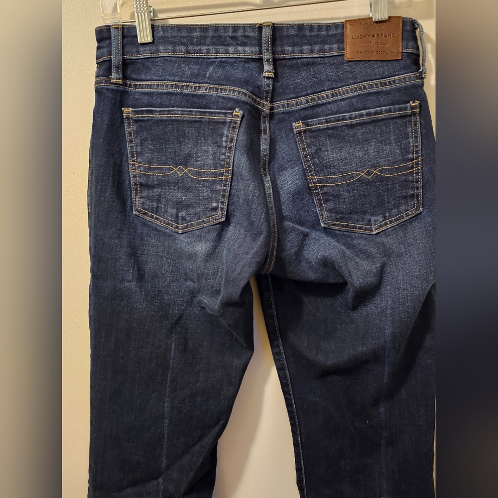 Lucky Brand Dark Blue Ankle Jeans - Picture 6 of 14